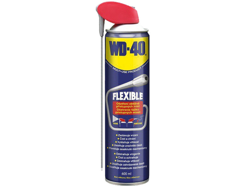 Sprej WD-40® Flexible 600 ml, flexibilná trubička