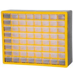 Organizér na stenu Strend Pro SBx3045-G, 64 zásuviek