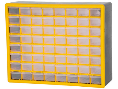Organizér na stenu Strend Pro SBx3045-G, 64 zásuviek
