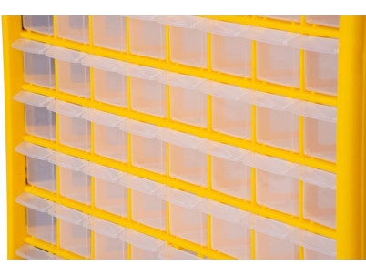 Organizér na stenu Strend Pro SBx3045-G, 64 zásuviek