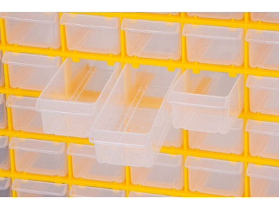 Organizér na stenu Strend Pro SBx3045-G, 64 zásuviek