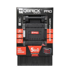 Box QBRICK® System PRO Set 5v1 - Cart, Toolbox, Toolcase, Organizer 100 a Multi, 5 dielna sada boxov na náradie