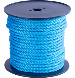 Lano Strend Pro Premium, PP, 12 mm, stáčané, modré, L-100 m
