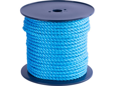Lano Strend Pro Premium, PP, 12 mm, stáčané, modré, L-100 m