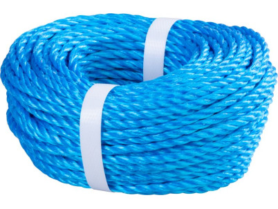 Lano Strend Pro Premium, PP, 4 mm, šnúra, stáčané, modré, L-30 m