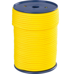 Lano Strend Pro Premium, PPV, 6 mm, šnúra, pletené, žlté, s jadrom, L-100 m