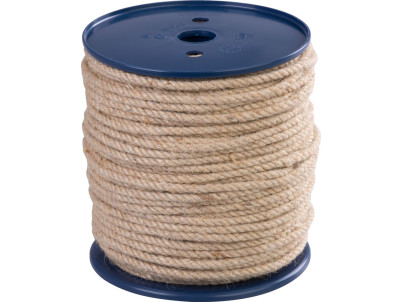 Lano Strend Pro Premium, jutové, prírodné, 4 mm, šnúra, stáčané, L-100 m