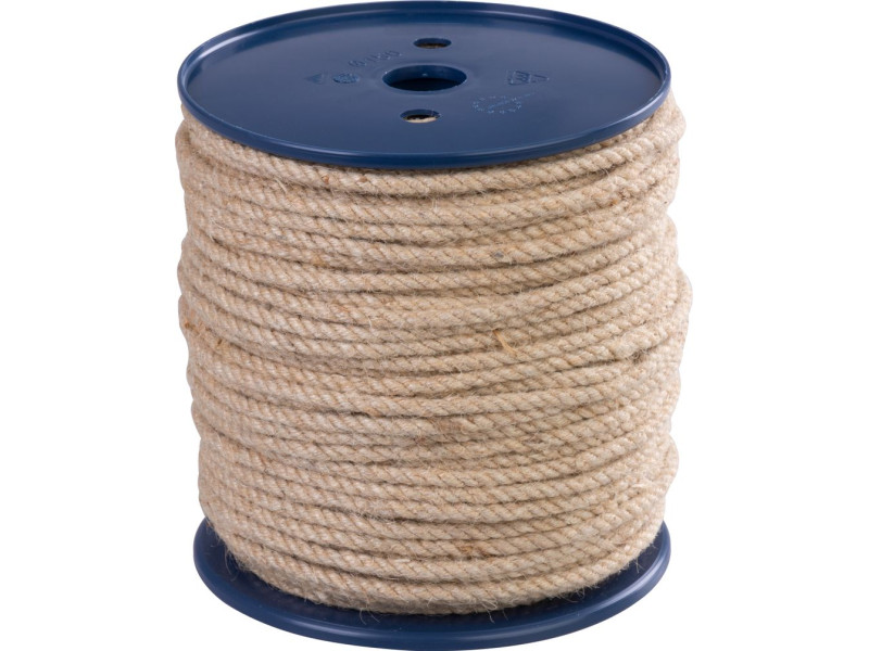 Lano Strend Pro Premium, jutové, prírodné, 4 mm, šnúra, stáčané, L-100 m
