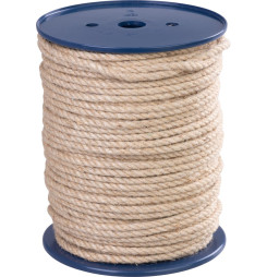 Lano Strend Pro Premium, jutové, prírodné, 6 mm, šnúra, stáčané, L-100 m