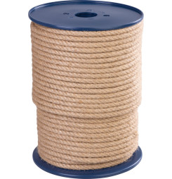 Lano Strend Pro Premium, jutové, prírodné, 8 mm, stáčané, L-100 m