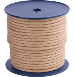 Lano Strend Pro Premium, jutové, prírodné, 12 mm, stáčané, L-100 m