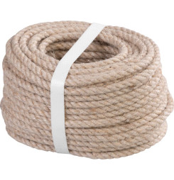 Lano Strend Pro Premium, jutové, prírodné, šnúra, 5 mm, stáčané, L-20 m
