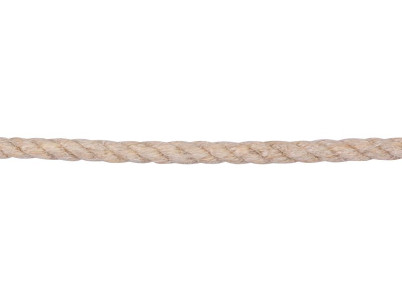 Lano Strend Pro Premium, jutové, prírodné, šnúra, 5 mm, stáčané, L-20 m