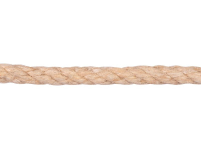 Lano Strend Pro Premium, jutové, prírodné, 8 mm, stáčané, L-20 m