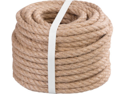 Lano Strend Pro Premium, jutové, prírodné, 10 mm, stáčané, L-20 m