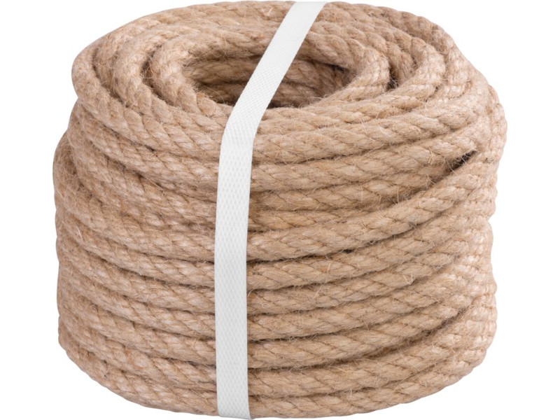 Lano Strend Pro Premium, jutové, prírodné, 10 mm, stáčané, L-20 m
