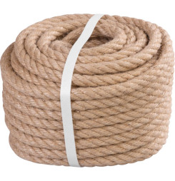 Lano Strend Pro Premium, jutové, prírodné, 12 mm, stáčané, L-20 m