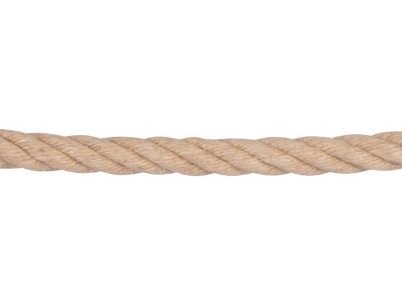 Lano Strend Pro Premium, jutové, prírodné, 16 mm, stáčané, L-20 m