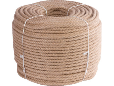 Lano Strend Pro Premium, jutové, prírodné, 12 mm, stáčané, L-220 m