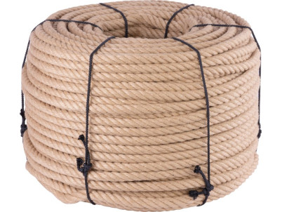 Lano Strend Pro Premium, jutové, prírodné, 22 mm, stáčané, L-220 m