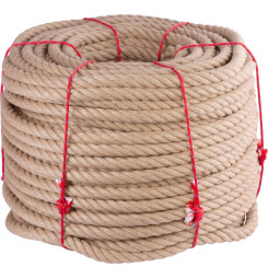 Lano Strend Pro Premium, jutové, prírodné, 26 mm, stáčané, L-150 m