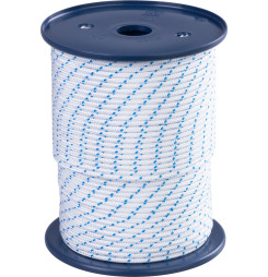Lano Strend Pro Premium, KRUŽBERK, 4 mm, štartovacia šnúra, biele/modré, L-100 m