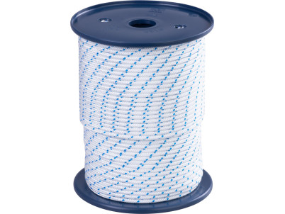 Lano Strend Pro Premium, KRUŽBERK, 4 mm, štartovacia šnúra, biele/modré, L-100 m