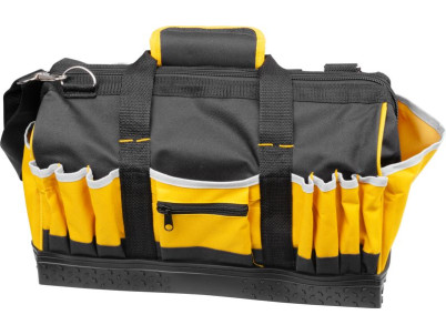 Brašňa Strend Pro, textilná, na ťažké náradie, uzatvárateľná, max. 20 kg, 44x25x24 cm