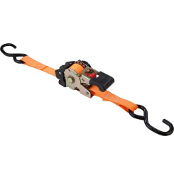 Popruh upínací Strend Pro, samonavíjací pás s račňou, 25 mm, L-1,8 m, max. 300 kg, bal. 2 ks