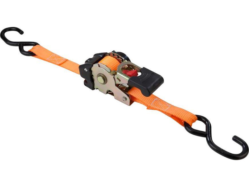 Popruh upínací Strend Pro, samonavíjací pás s račňou, 25 mm, L-1,8 m, max. 300 kg, bal. 2 ks