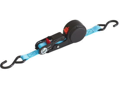 Popruh upínací Strend Pro, samonavíjací pás s račňou, 25 mm, L-4 m, max. 500 kg, bal. 2 ks