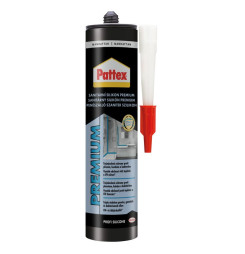 Silikón Pattex Premium, sanitárny, manhattan, 310 ml