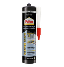 Silikón Pattex Super Flex Neutrálny, transparentný, 280 ml