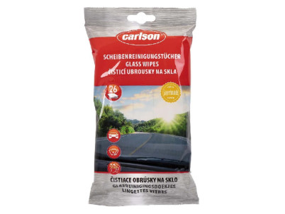Obrúsky čistiace carlson, na sklá, na auto, 26 ks