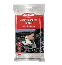 Obrúsky čistiace carlson, na ruky, na auto, 26 ks