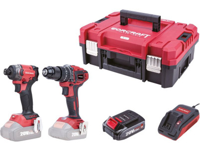 Set Worcraft XCUBE030 ShareSYS Toolbox, uťahovák 260 Nm, skrutkovač 50 Nm, 2x 2.0 Ah akumulátor, 1x rýchlonabíjačka Set Worcraft XCUBE030 ShareSYS Toolbox, uťahovák 260 Nm, skrutkovač 50 Nm, 2x 2.0 Ah akumulátor, 1x rýchlonabíjačka