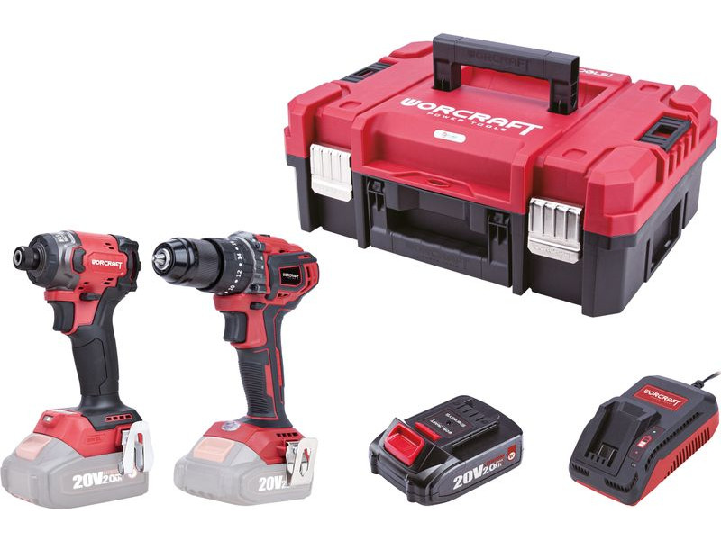 Set Worcraft XCUBE030 ShareSYS Toolbox, uťahovák 260 Nm, skrutkovač 50 Nm, 2x 2.0 Ah akumulátor, 1x rýchlonabíjačka Set Worcraft XCUBE030 ShareSYS Toolbox, uťahovák 260 Nm, skrutkovač 50 Nm, 2x 2.0 Ah akumulátor, 1x rýchlonabíjačka