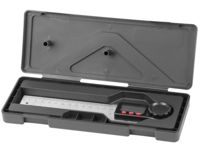 Pravítko Strend Pro, digitálne, uhlové 200 mm, nerezové, INOX, uholník
