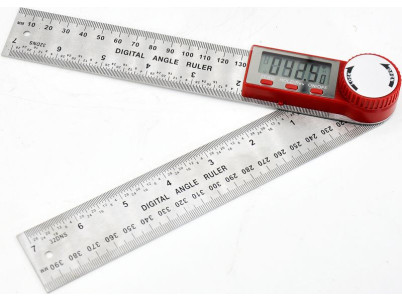 Pravítko Strend Pro, digitálne, uhlové 200 mm, nerezové, INOX, uholník