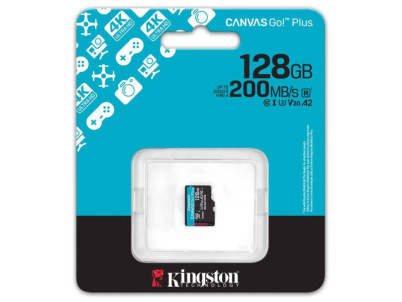 KINGSTON Micro SDXC CANVAS GO! Plus Gen4 128GB