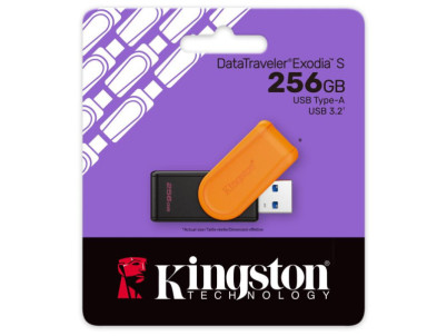 KINGSTON DataTraveler EXODIA S, 256GB, čie/ora