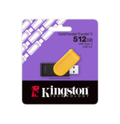 KINGSTON DataTraveler EXODIA S, 512GB, čie/žlt