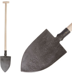 Rýľ Gardex 1250 g, kovaný, špicatý, drevená násada T