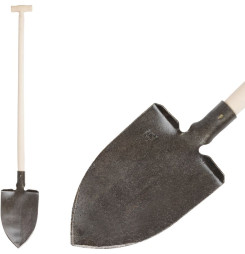 Rýľ Gardex 1300 g, kovaný, so stupačkou, drevená násada T
