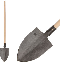 Rýľ Gardex 1450 g, kovaný,  špicatý, rovná drevená násada