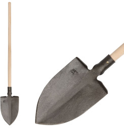Rýľ Gardex 1300 g, kovaný, so stupačkou, drevená násada
