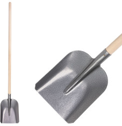 Lopata S504B.WH 7130 rovná, klasická, KomaXit, drevená násada