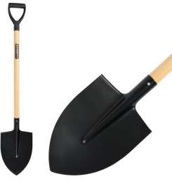 Rýľ S5179 špicatý, WoodHand, drevená násada D