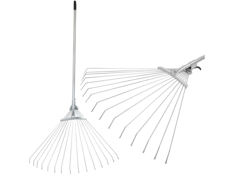 Hrable na lístie Strend Pro R116-85, 15 lamelové, vejárové, 850 g, kovová násada