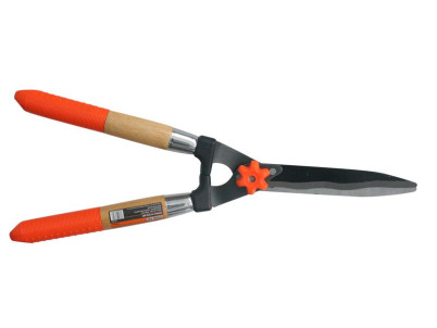 Nožnice Strend Pro KT3915B, záhradné, na živý plot, WoodHandle, drevené rúčky